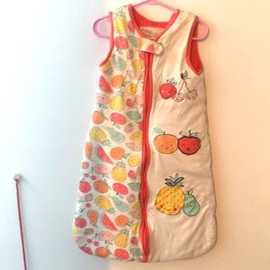 8/15 Fruit pattern thick comfy sleep sack